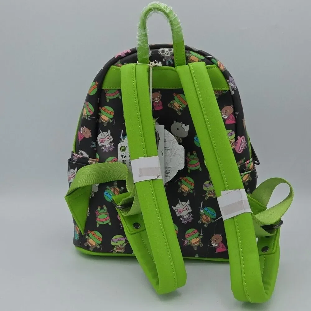 NWT!! Loungefly Teenage Mutant Ninja Turtles Sewer Cap Mini Backpack
